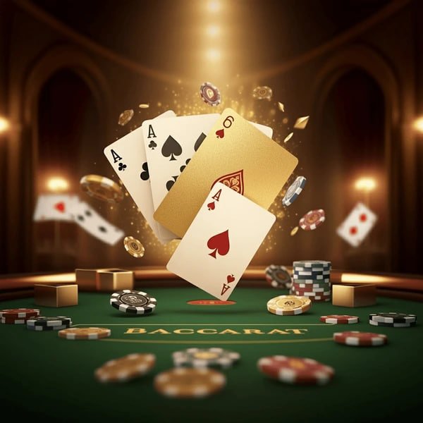 Màn hình bàn Baccarat live casino vt443 trên điện thoại di động